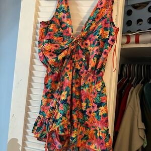 Floral Wrap Dress